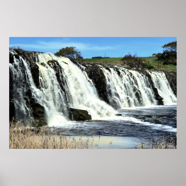 Poster Flowing Waters of Hopkins Falls (Frente)