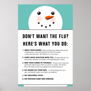 Poster flu prevention