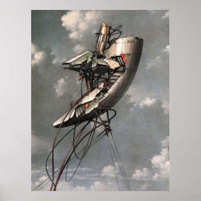 Poster Fluid Space Lebbeus (Frente)