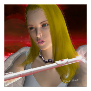 Póster Flute Angel 1