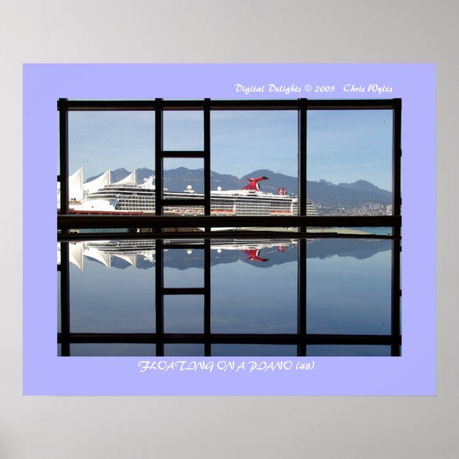 PÓSTER "FLUTUANDO EM UM PIANO (48)" (Frente)