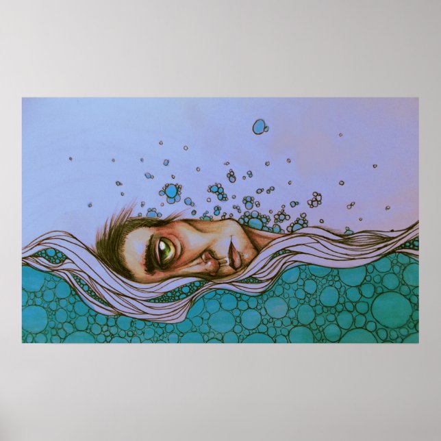 poster "Flutuando por" (Frente)