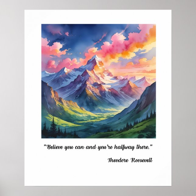 Poster Fluxo com Crença (Frente)