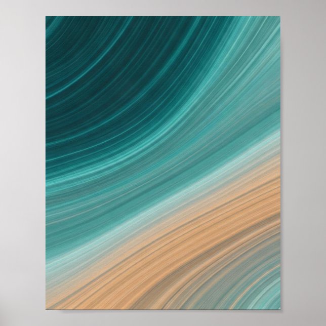 Poster Fluxo de Areia Aquática (Frente)