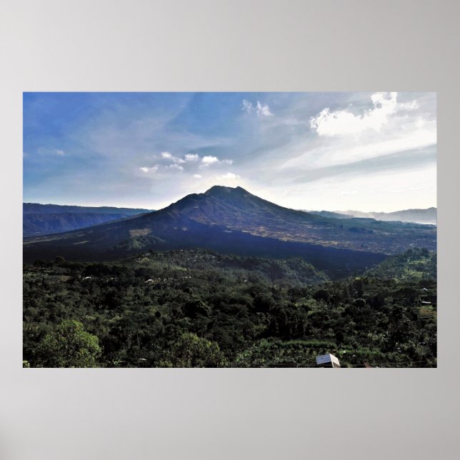 Poster Fluxo de Batur Lava (Frente)