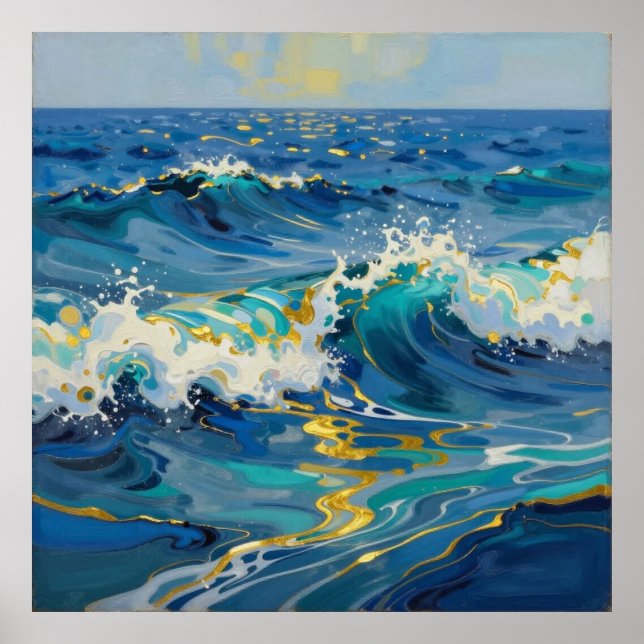 Poster Fluxo Dourado da Costa (Frente)