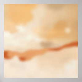 Poster Fluxo Morno Abstrato