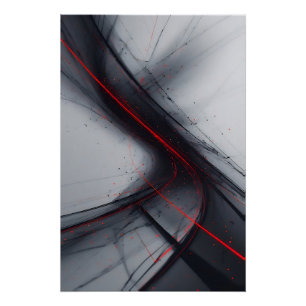 Póster Fluxo Vermelho