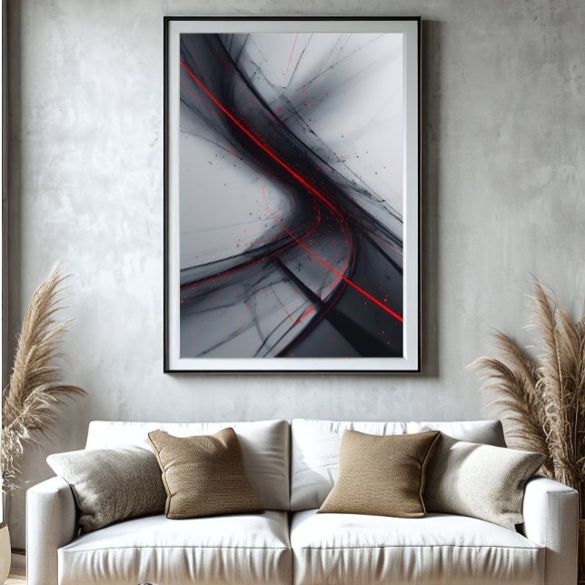 Poster Fluxo Vermelho (Criador carregado)