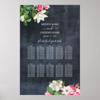 Fluxos De Casamento De Aquarela Magnolia Flores