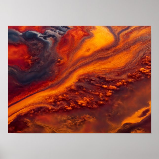 Poster Fluxos nas nuvens (Frente)