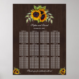 Poster Fluxos Solares Flores Solares Gráfico de Casamento