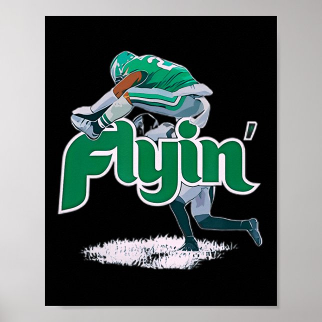 Poster Fly Saquon Fly Eagles Barkley O Furo Reverso 2 (Frente)