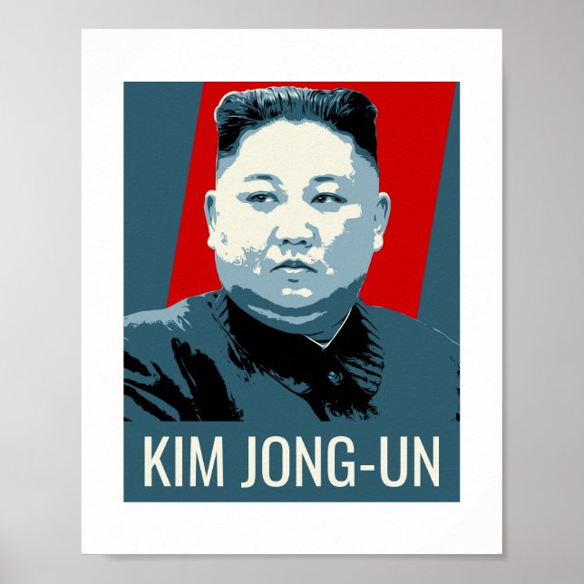 Poster Flyer Kim Jong-un (Frente)