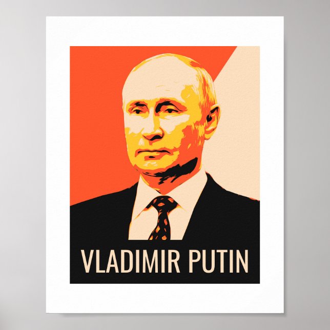 Poster Flyer Vladimir Putin (Frente)