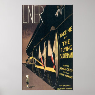 Póster Flying Scotsman Liner