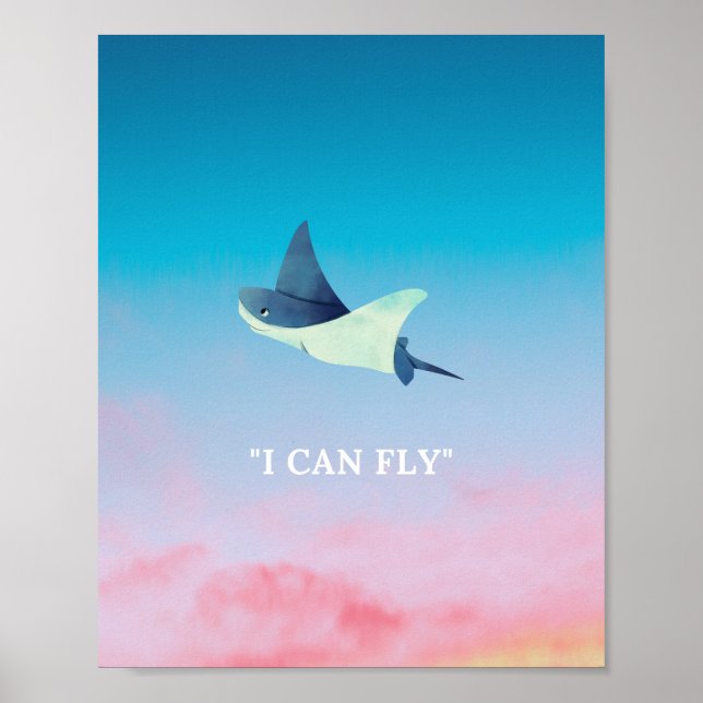 Poster Flying Stingray (Frente)
