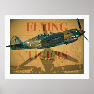 Póster Flying Tigers