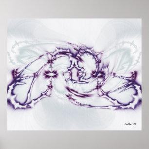 Póster FM - Violet & Teal 3