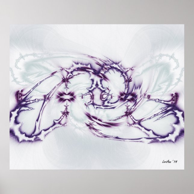 Póster FM - Violet & Teal 3 (Frente)