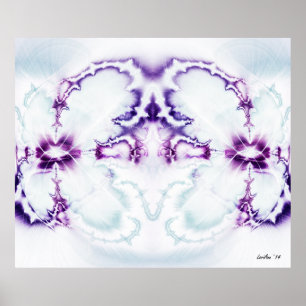 Póster FM - Violet & Teal 4