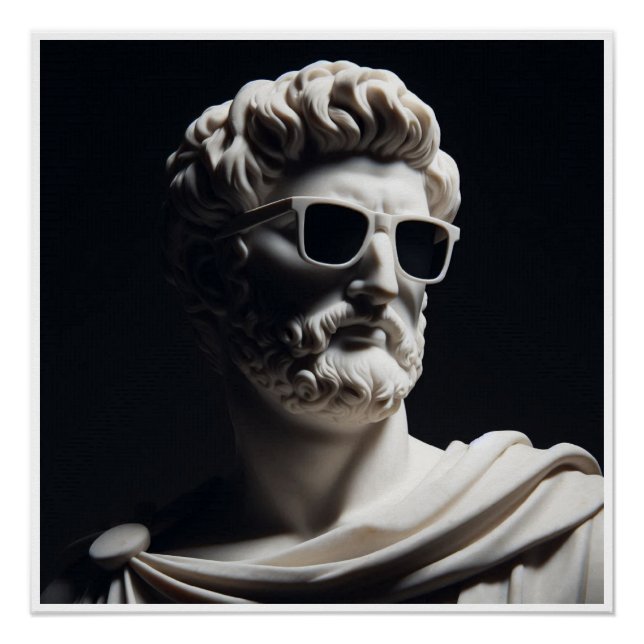 Póster Foco de mármore (Frente)