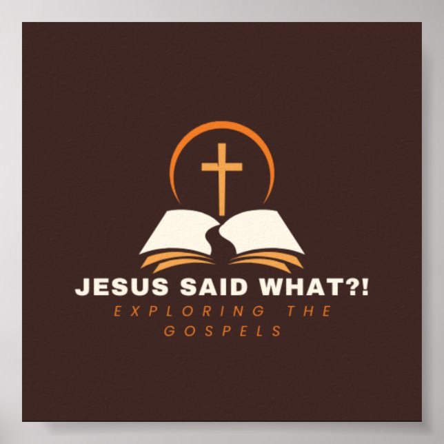 Poster Foco nos Evangelhos de Brown  (Frente)