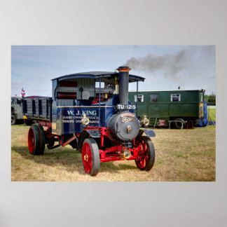 Poster Foden Steam Truck