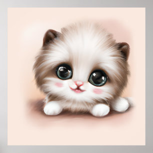 Poster Foffy Furr Ball Kitten