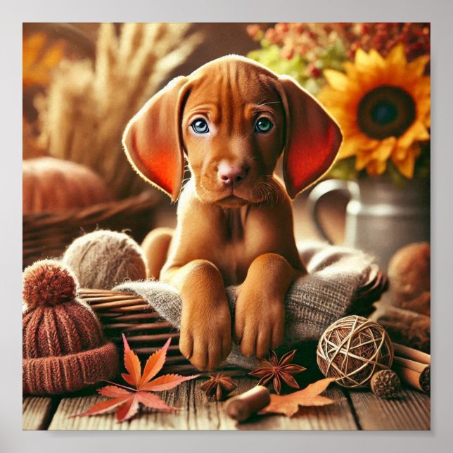 Poster fofo Vizsla (Frente)