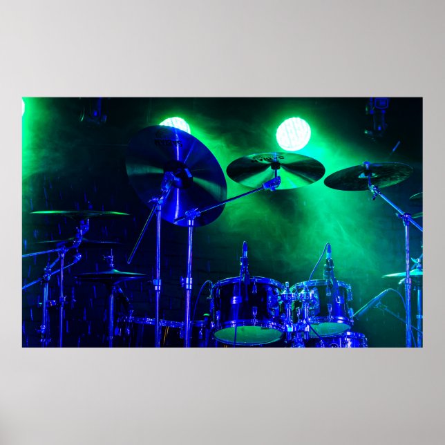 Poster Foggy Percussion (Frente)