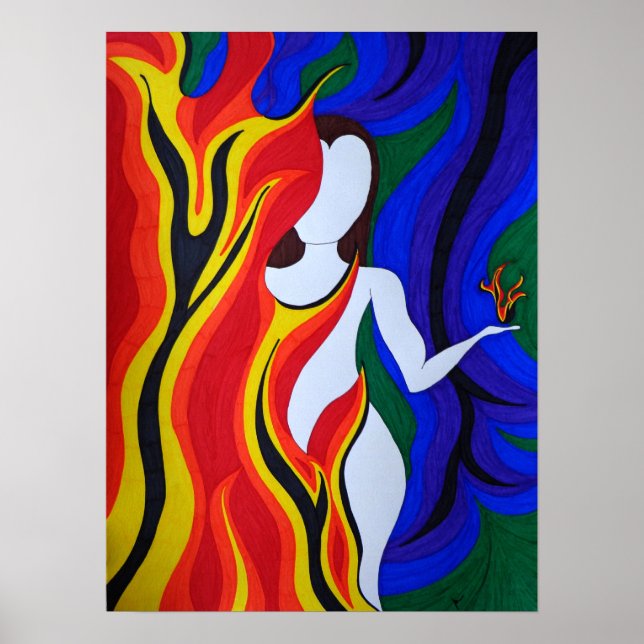 Póster Fogo (Frente)