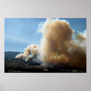 Poster Fogo da cachoeira, Carson City, Nevada 7/14/04