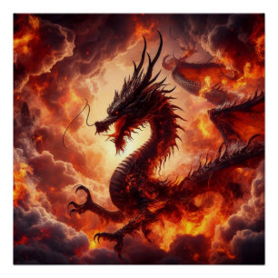 Póster Fogo de Dragão