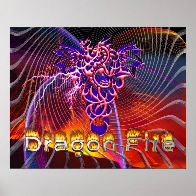 Poster Fogo de Dragão (Frente)