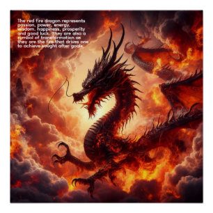 Póster Fogo de Dragão