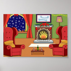 Poster Fogo de Natal