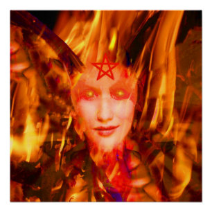 Póster Fogo Demônio