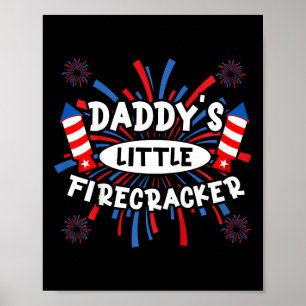 Poster Fogo do Dia da Independência do Firecracker Daddys