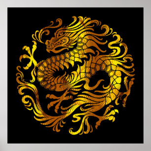 Poster Fogo Dourado: Uma Gravação de Dragão