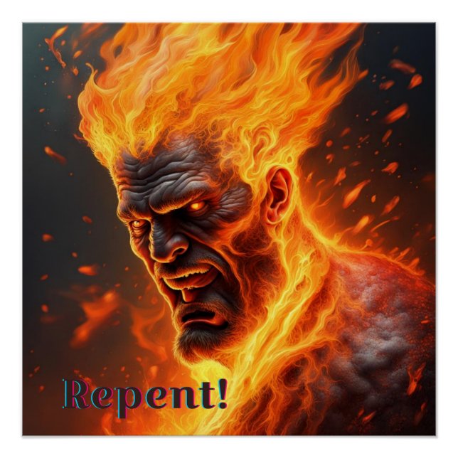 Póster Fogo E Brimstone (Frente)