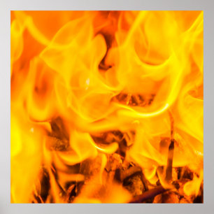 Poster Fogo e chamas