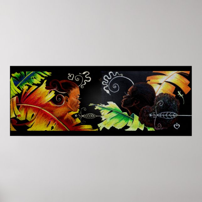 Póster Fogo e Felicidade - Mosaico (Frente)