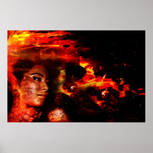 Poster Fogo elementar de  