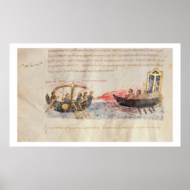 Poster Fogo grego (vellum) (Frente)