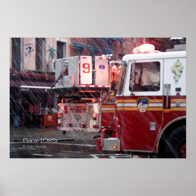 Poster Fogo na 10ª RUA (Frente)