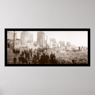 Póster Fogo na foto 1904 da DM de Baltimore