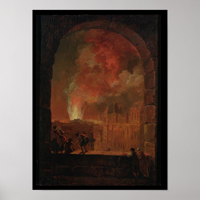 Poster Fogo na Ópera do Palais-Royal (Frente)