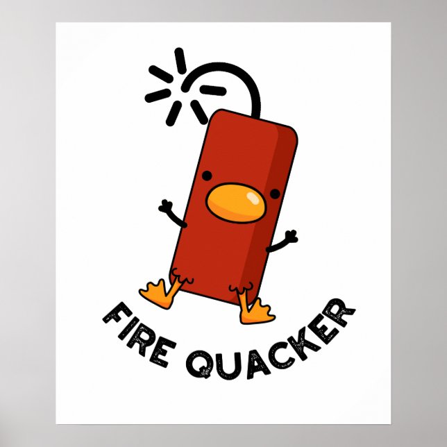 Poster Fogo Quacker Funny Fireworks (Frente)