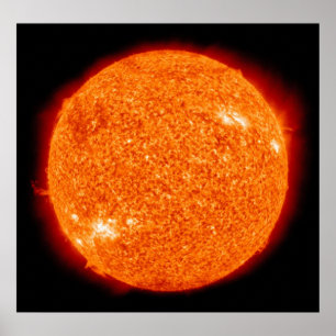 Póster Fogos alaranjados do Sun